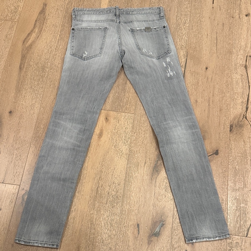 DSQUARED2 Light Gray Distressed Jeans - Picture 4 of 7